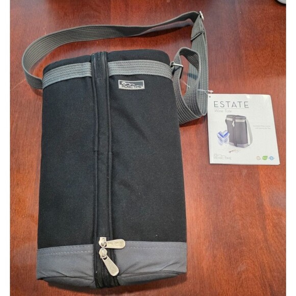 Picnic Time Estate Deluxe Wine Tote #514-49 New With Tags - Picture 1 of 7